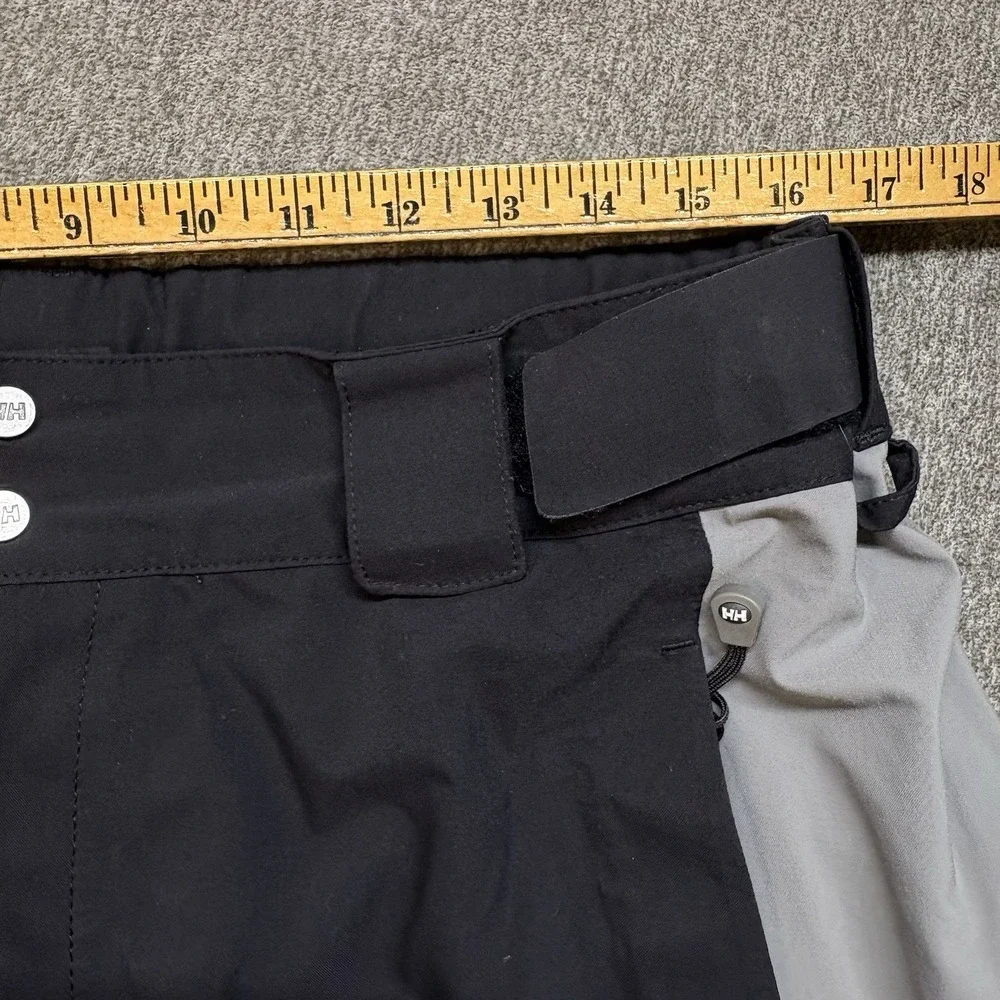 Helly Hansen Snow Pants Mens L‎ Black Helly Tech RECCO Primaloft Insulated Ski